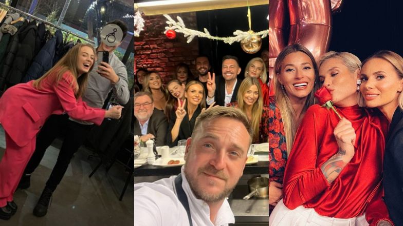 Gwiazdy Polsatu bawią się na świątecznej imprezie