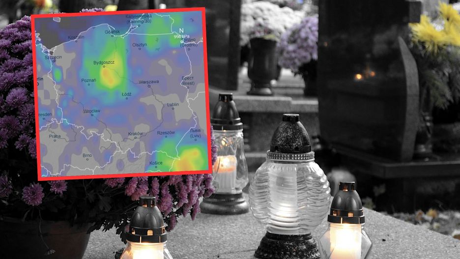 Pogoda na Wszystkich Świętych i prognoza na Zaduszki. Dużo chmur i opady