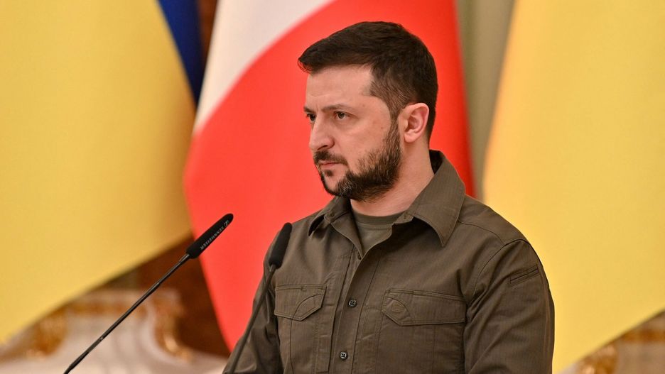 Prezydent Ukrainy Wołodymyr Zełenski