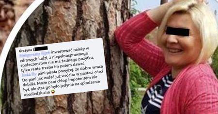 Obrzydliwe! Napisała to do matek niepełnosprawnych dzieci