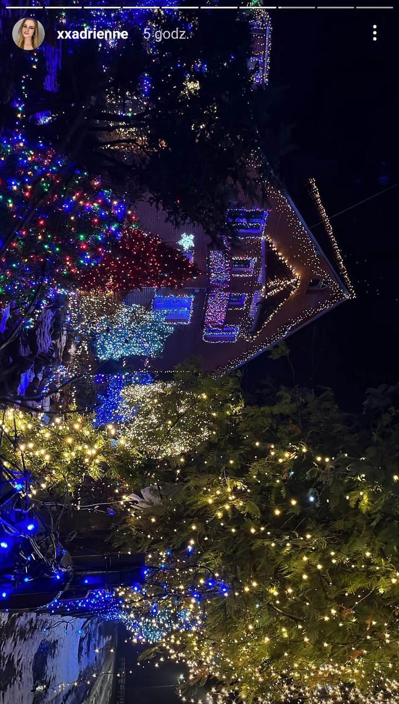 Świąteczne iluminacje w domu Michała 