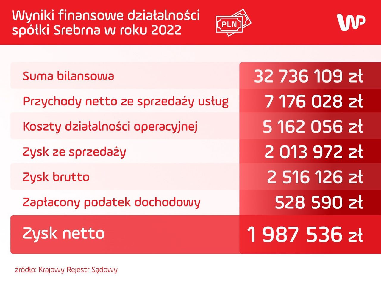 Sprawozdanie finansowe spółki za 2022 rok