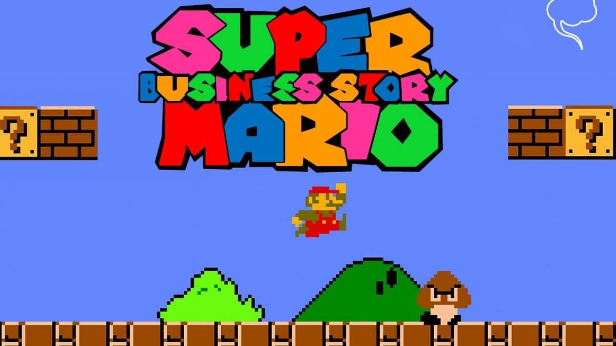 grafika SUPER MARIO BUSINESS STORY