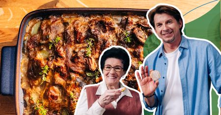 Karol Okrasa najbardziej cieszył się na zrazy. Do przedwojennego przepisu dodał coś od siebie