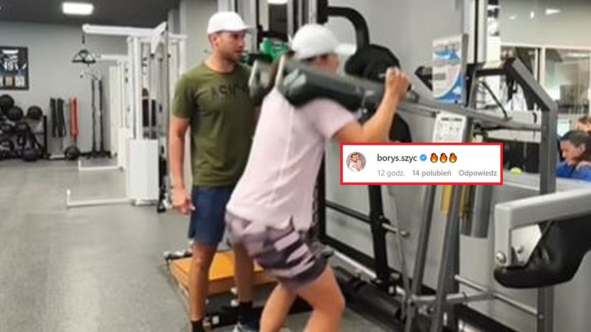 Iga Świątek na siłowni