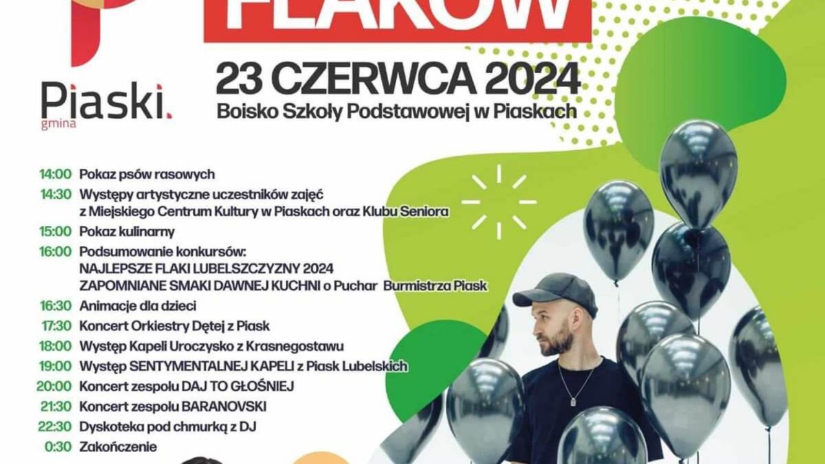Święto flaków w Piaskach - Program