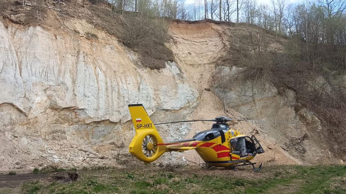 Nie żyje mężczyzna, który spadł ze skarpy.