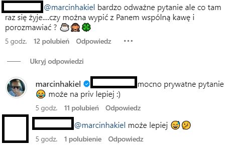 Marcin Hakiel flirtował z fanką