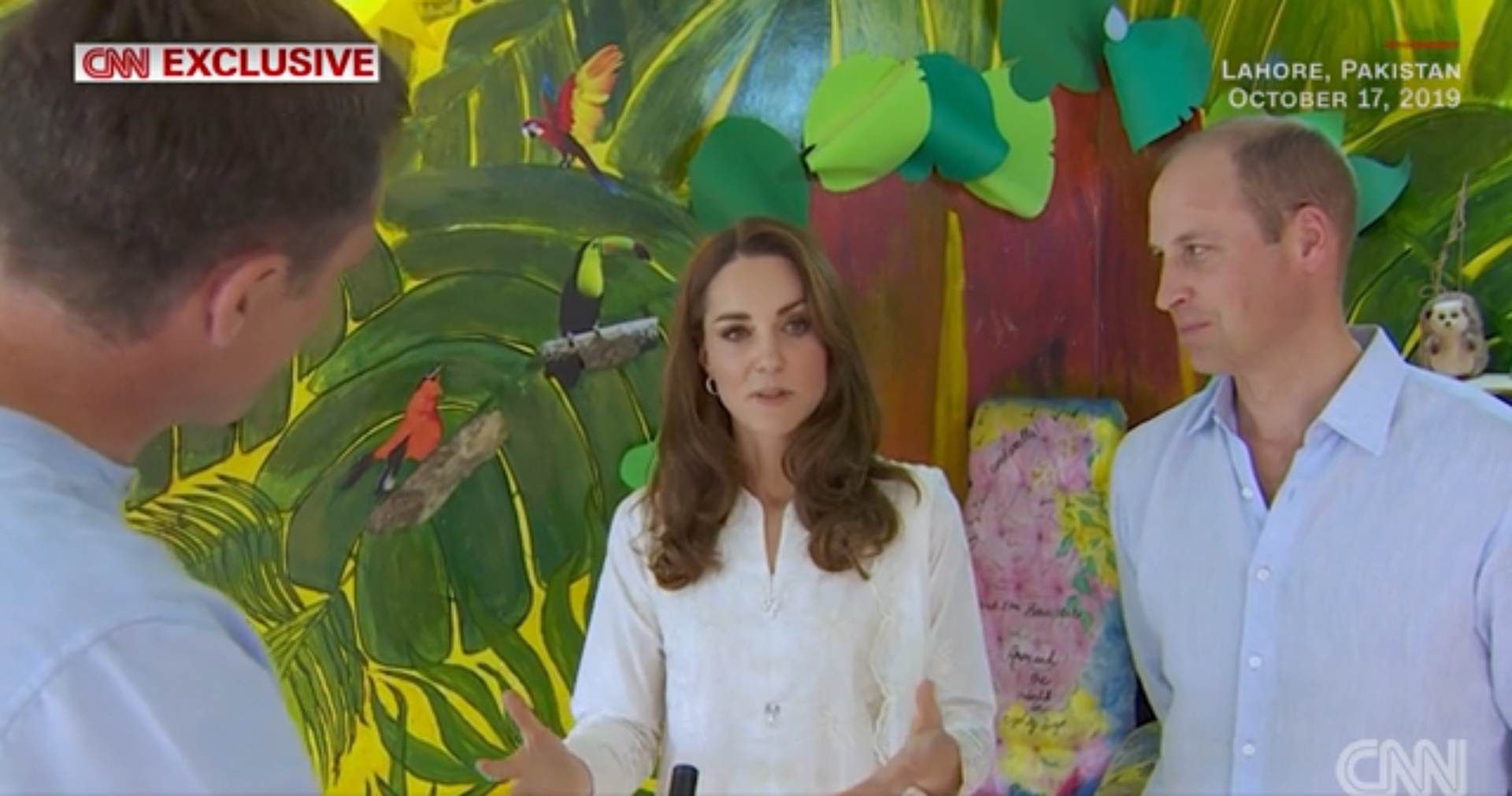Kate w Pakistanie, screen CNN