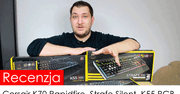 Recenzja: Corsair K70 Rapidfire, Strafe Silent, K55 RGB, Harpoon RGB