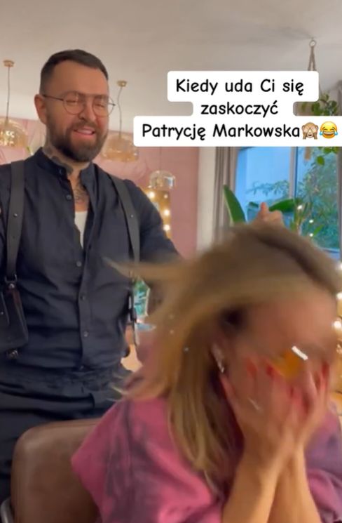 Patrycja Markowska załamana tym, co usłyszała od fryzjera (fot. TikTok)