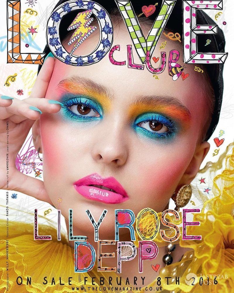 Lily-Rose Depp na okładce magazynu LOVE (wiosna 2016) (fot. Willy Vanderperre/LOVE Magazine)
