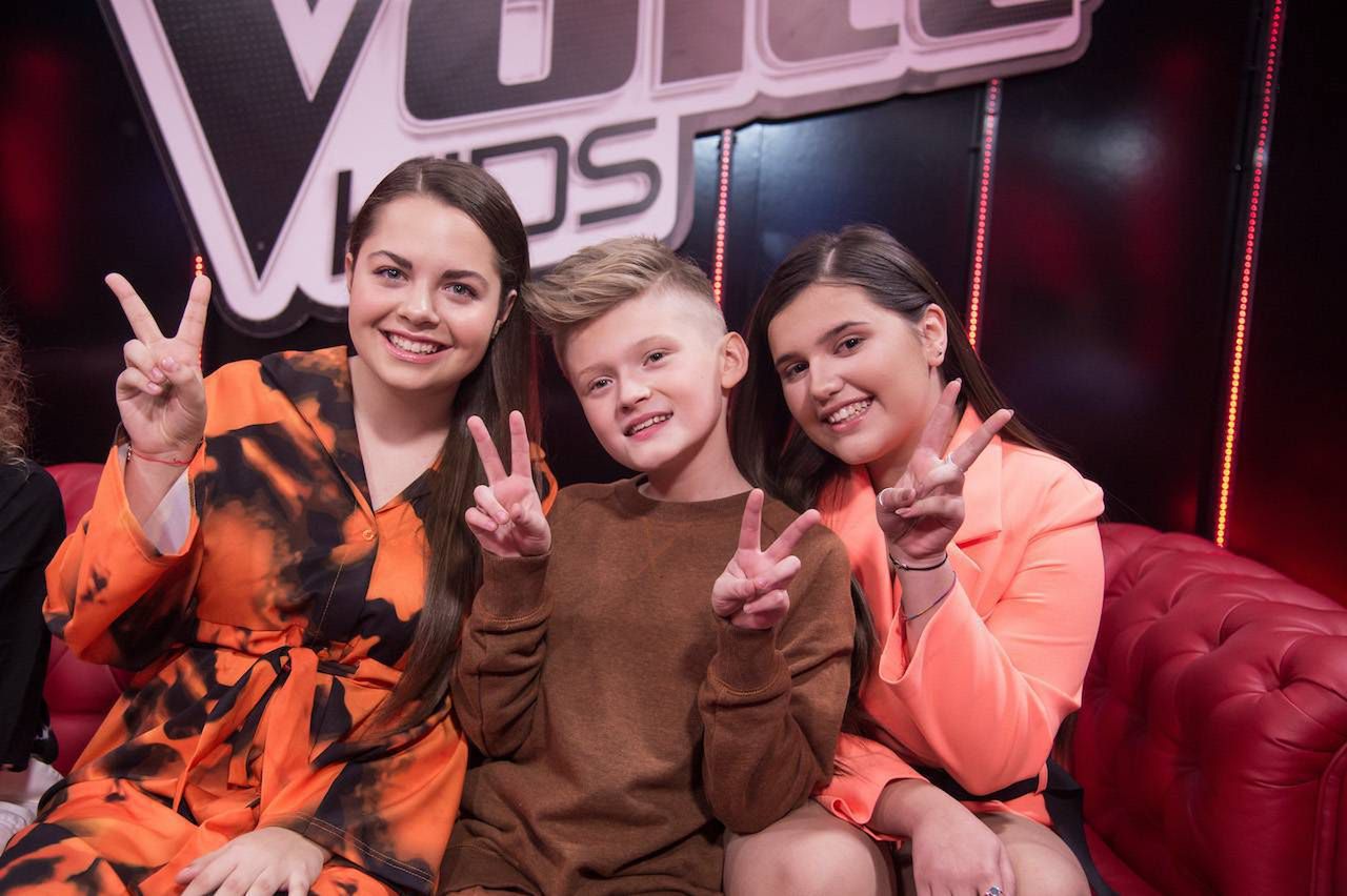 The Voice Kids 3: Natalia Kwalec, Szymon Lubicki, Wiktoria Zwolińska.