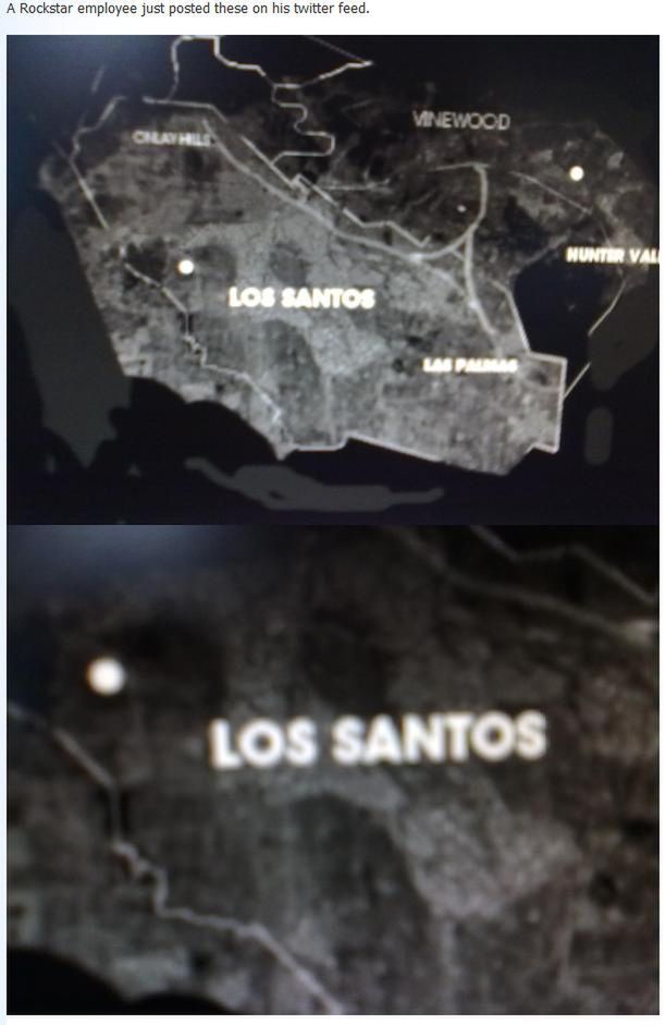 Czyżby w sieci pojawiła się mapa Los Santos?