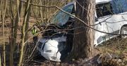 Wypadek w Strzeleckim Gaju koło Chodzieży