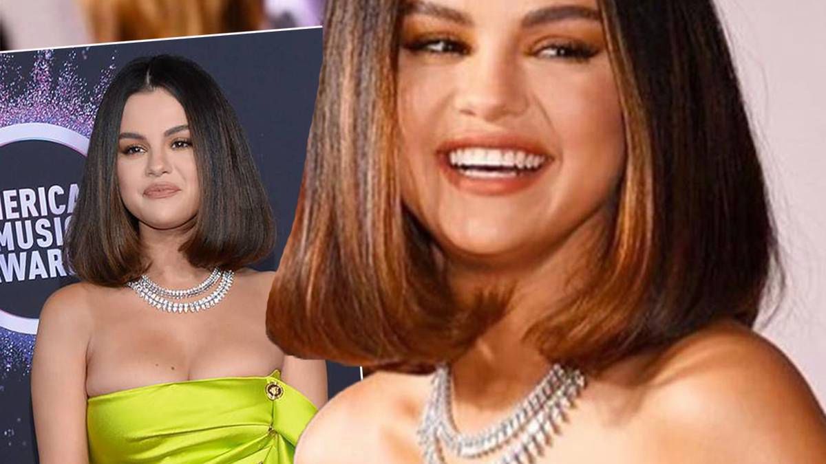 Selena Gomez na AMAs w mini, z której prawie wyskoczył jej biust. Wyglądała bardzo apetycznie