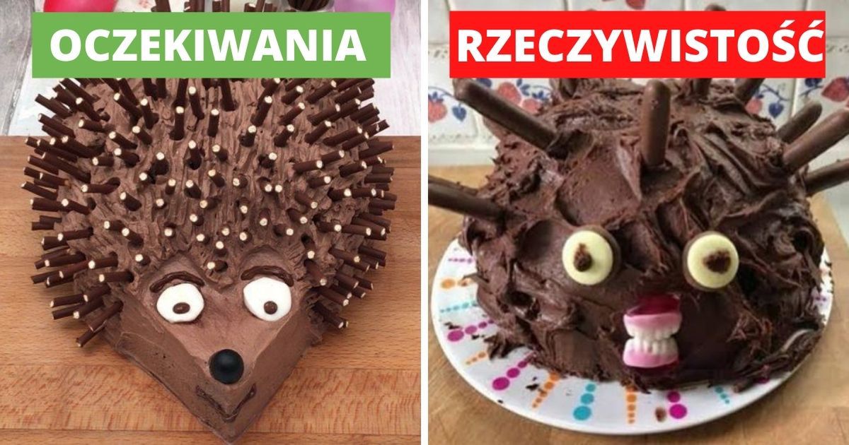 16 najgorszych tortów z jeżem, które przyprawią Cię o ciarki. Po prostu porażka!