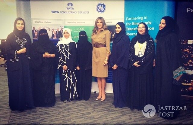 Melania Trump towarzyszy Donaldowi Trampowi podczas wizyty w Polsce