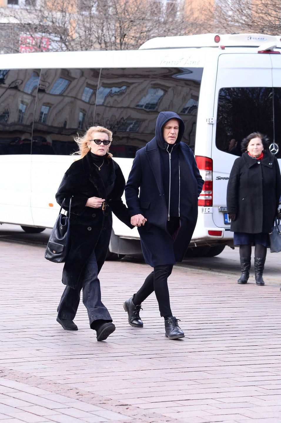 Dorota Chotecka i Radosław Pazura – pogrzeb Pawła Królikowskiego