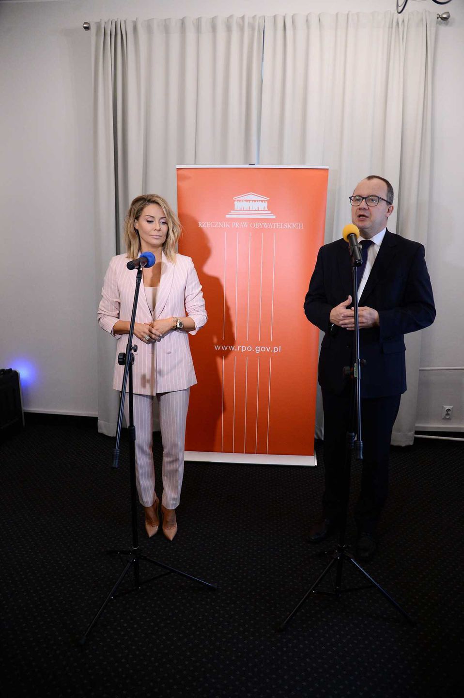 Małgorzata Roznenek - konferencja prasowa u Rzecznika Praw Obywatelskich