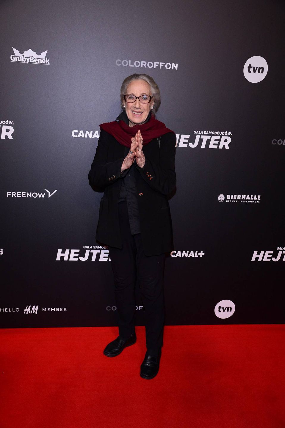Agnieszka Holland - Premiera filmu "Sala samobójców. Hejter"
