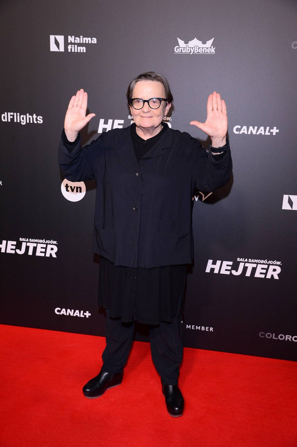 Agnieszka Holland - Premiera filmu "Sala samobójców. Hejter"