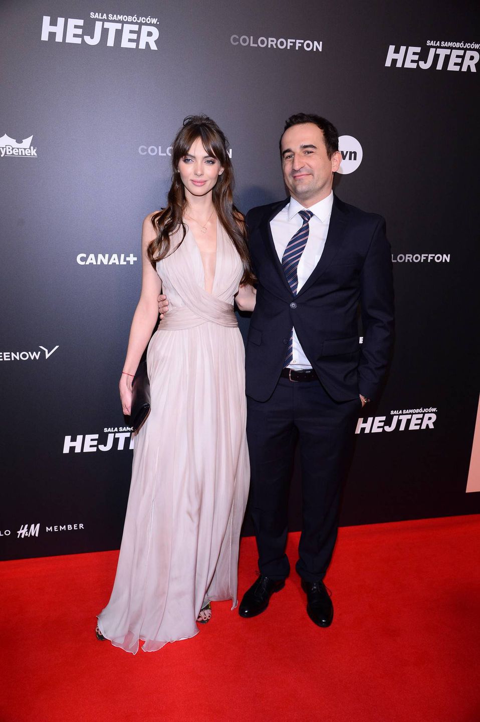 Marcela Leszczak i Misiek Koterski razem na premierze filmu Hejter