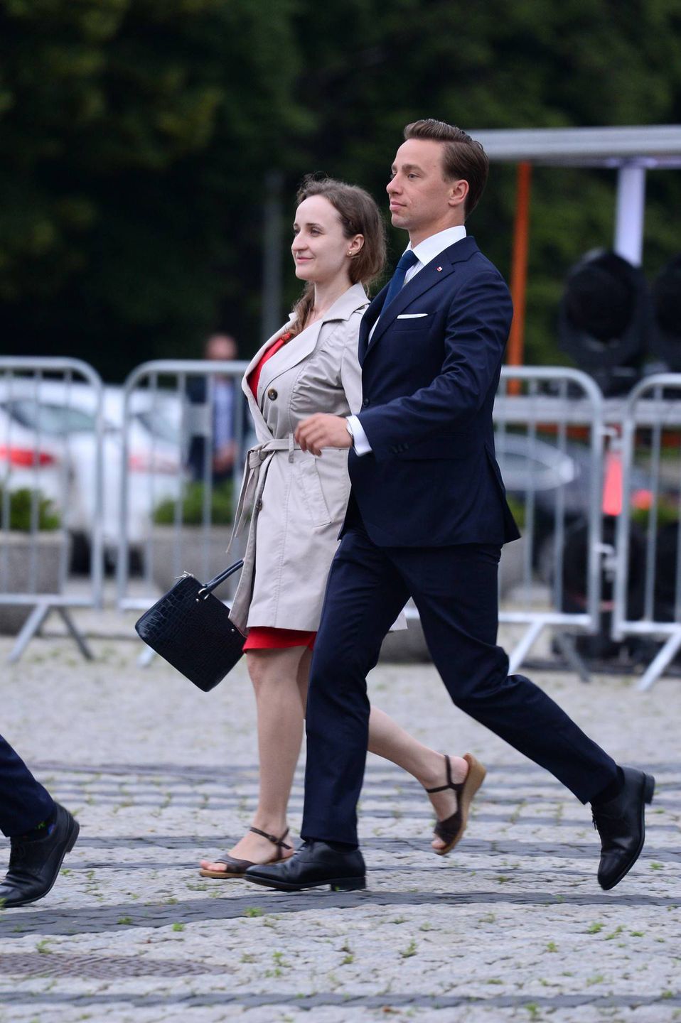 Krzysztof Bosak z żoną, Kariną Bosak