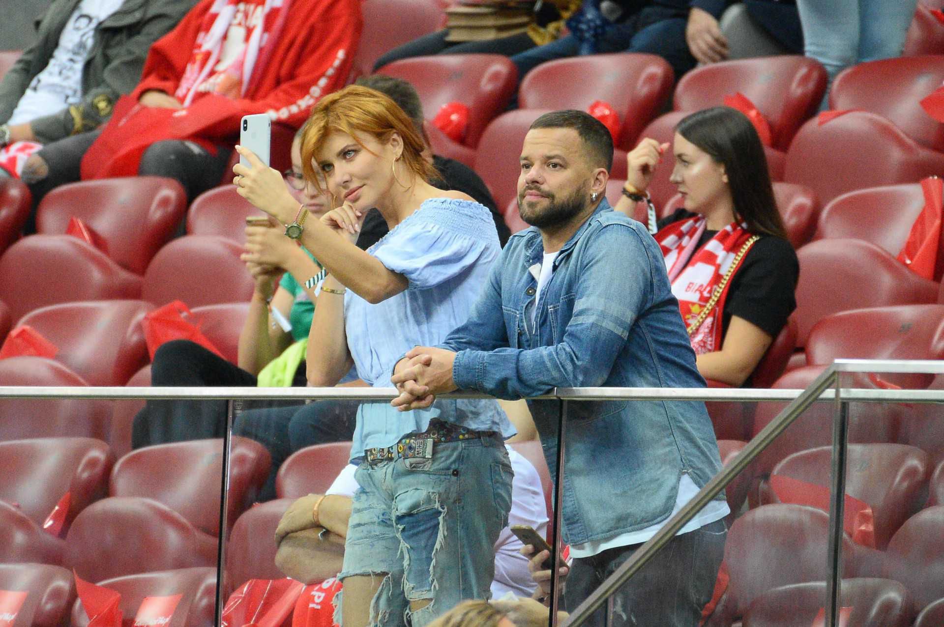 Agata Załęcka i Michał Piróg – mecz Polska-Austria
