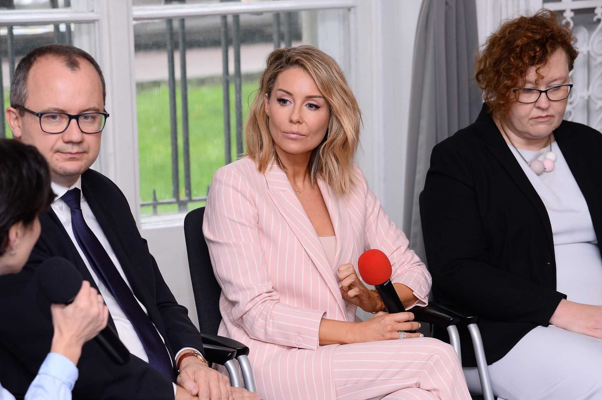 Małgorzata Roznenek - konferencja prasowa u Rzecznika Praw Obywatelskich