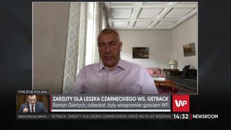 Giertych o zarzutach dla Leszka Czarneckiego: mafijne porachunki