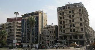 Wojna w Syrii. Ofiary nalotów sił rządowych w Aleppo