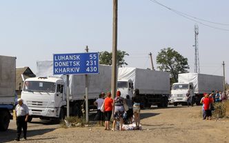 Biały konwój. Wszystkie ciężarówki wróciły z Ukrainy