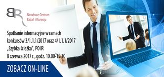 Spotkanie w ramach konkursów "Szybka ścieżka" PO IR