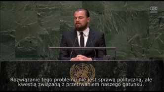 Leonardo DiCaprio grzmi w ONZ: Mamy do tego prawo
