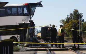 Zderzenie pociągu z autobusem w Kanadzie. Jest sześć ofiar