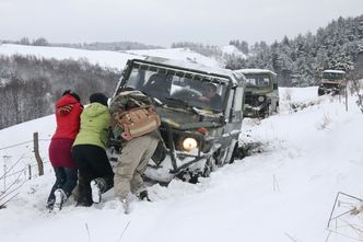 Zima w Bieszczadach. Spadło 30 centrymentrów śniegu