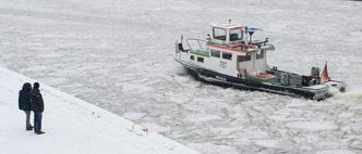 Żegluga na Dunaju sparaliżowana przez lód