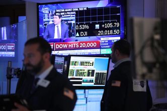 Dow Jones pobił rekord. Pierwszy raz w historii złamany próg 20 tys. punktów