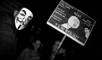 Tak internauci protestowali przeciwko ACTA we Wrocławiu [galeria]