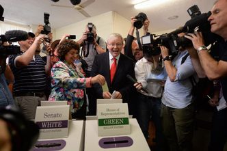 Wybory w Australii. Premier Rudd przyznał się do porażki