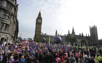 Protesty w Londynie. Nie chcą już oszczędzać