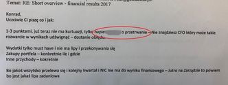 Money.pl dotarł do korespondencji, która miała nie ujrzeć światła dziennego