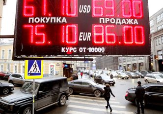 Kryzys w Rosji. Ratowanie rubla pochłonęło miliardy dolarów i euro