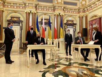 PGNiG zainteresowane prywatyzacją na Ukrainie. Przy podpisaniu umowy byli obaj prezydenci