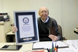100-latek pobił rekord Guinnessa. Spędził 84 lata w jednej firmie. Radzi, jak wybierać pracodawcę