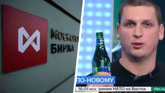 W rosyjskiej telewizji wzniósł toast za śmierć moskiewskiej giełdy. Ciągle jest zamknięta