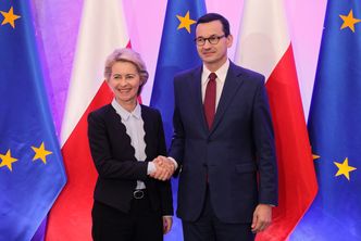 Morawiecki i von der Leyen w Warszawie. Premier ma pomysł na problem z brexitem