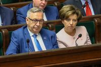 Stanisław Szwed i Marlena Maląg 2022