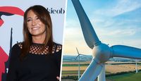 Spółka Dominiki Kulczyk uruchomiła największą farmę wiatrową. Prąd wytwarza 55 turbin